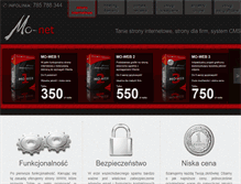Tablet Screenshot of mo-net.pl